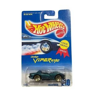 00260 - Hot Wheels 1991 Dodge Viper‎ RT/10 Gold Medal Speed Collector No. 210